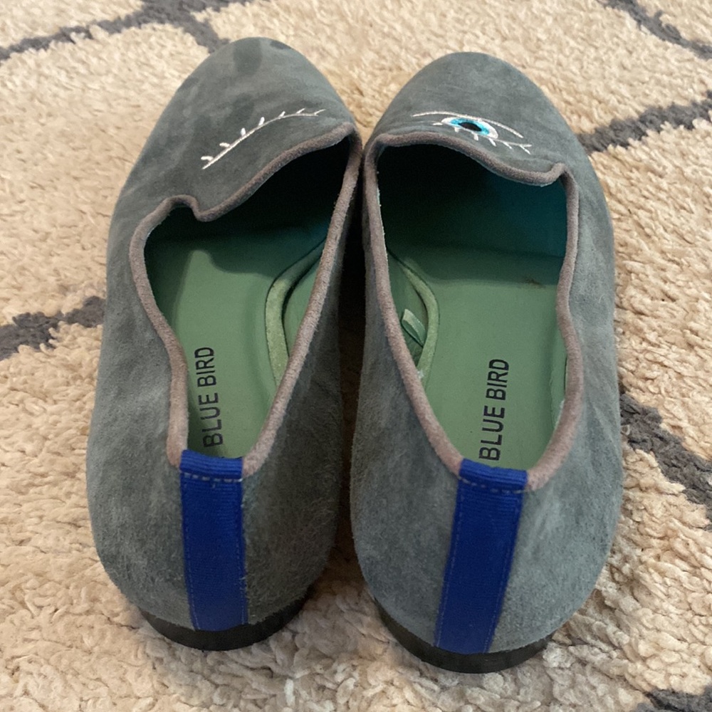 Blue Bird suede flats - Picture 3 of 5